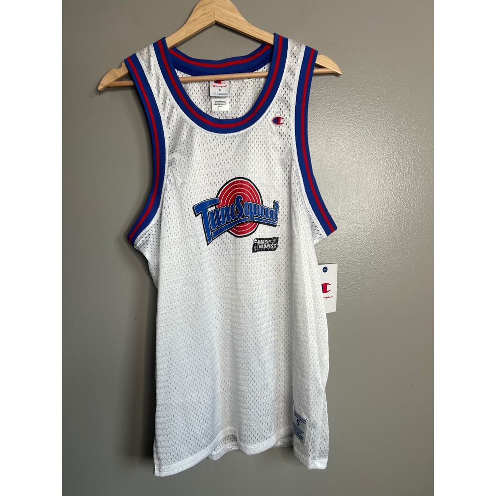 Champion Space Jam 30th Anniversary Tune Squad Bugs Bunny Jersey White Mens S